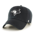 Toronto Blue Jays MLB 47 Brand Men Black White Clean Up Adjustable Hat product image 1, provided for visual reference and