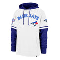 Toronto Blue Jays MLB 47 Brand Men White Royal Blue Trifecta Shortstop Hoodie product image 1, provided for visual reference