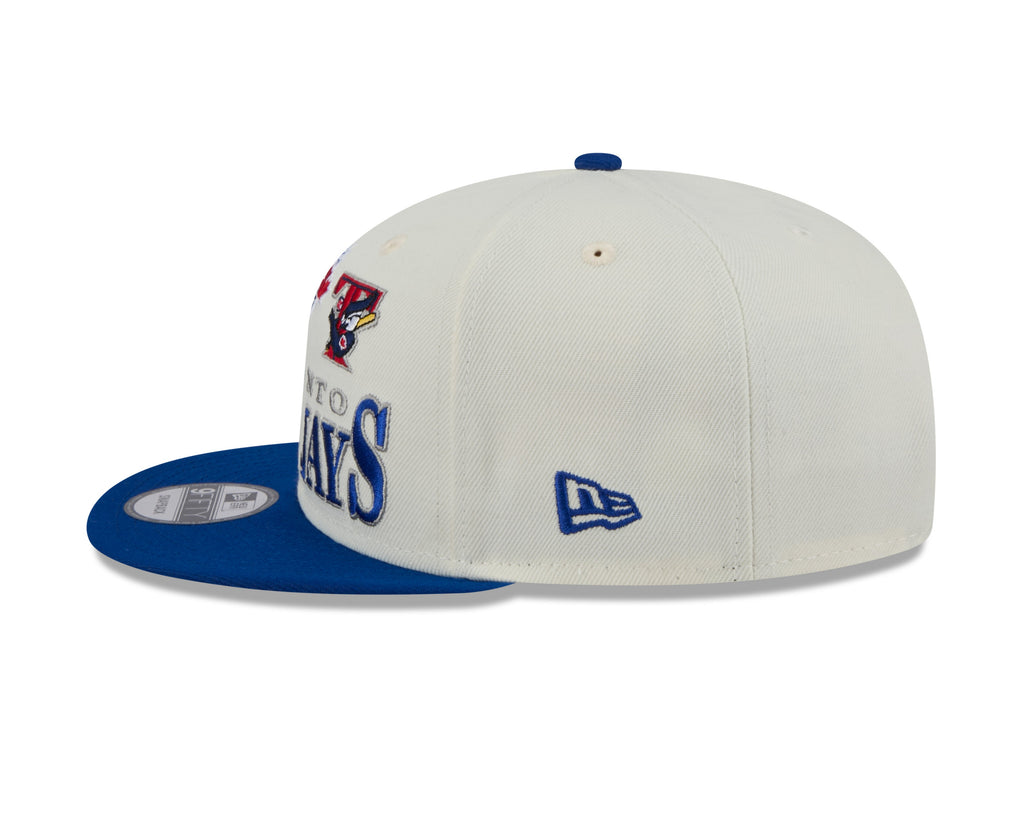 Toronto Blue Jays MLB New Era Men Cream/Royal Blue 9Fifty Two Tone Archive Snapback product image 5, provided for visual