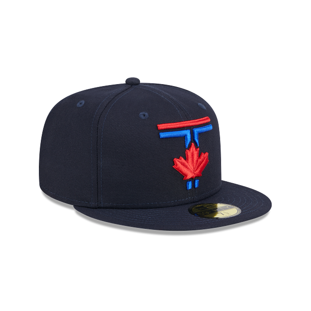Toronto Blue Jays MLB New Era Men Navy 59Fifty 2024 City Connect Fitted Hat product image 3, provided for visual reference