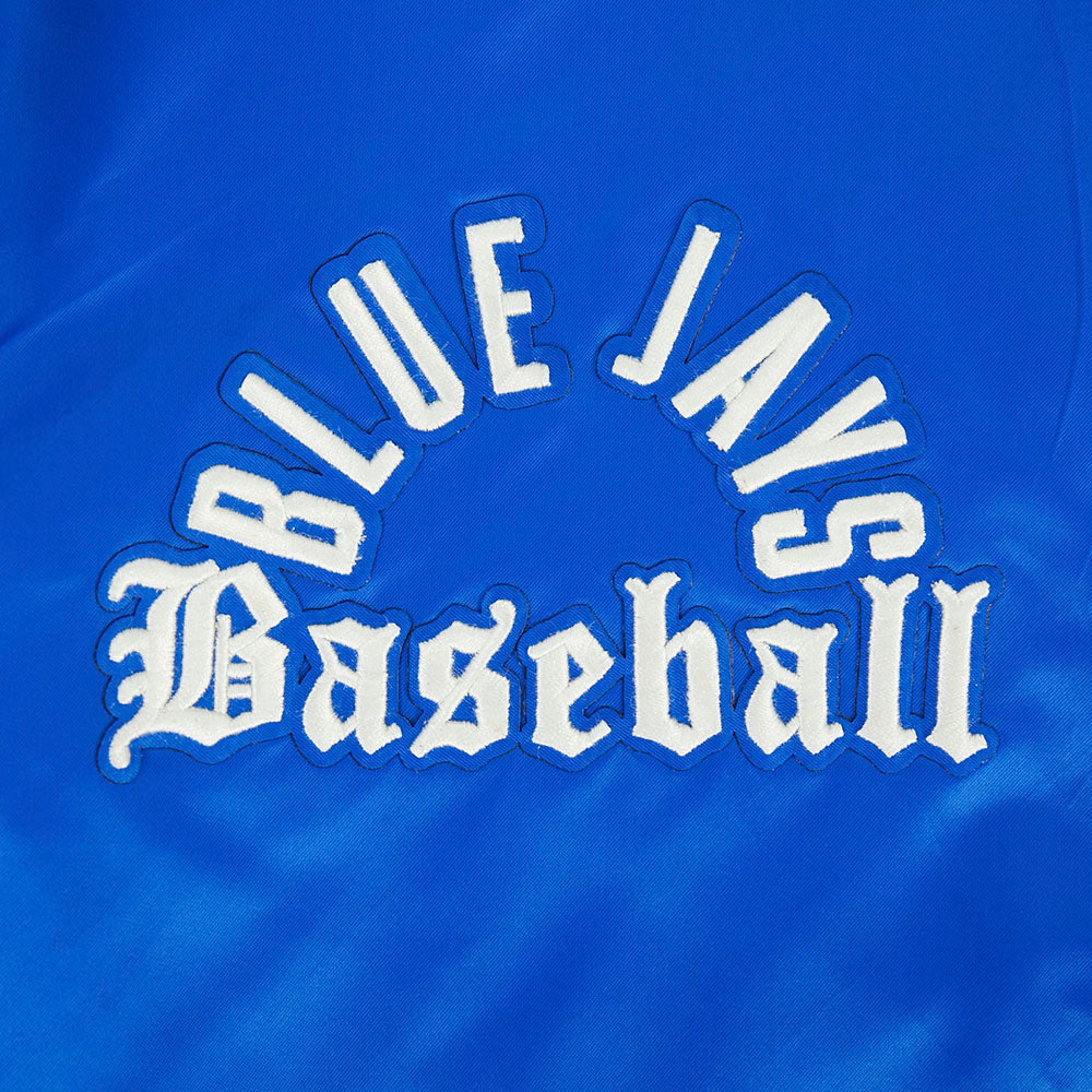 Toronto Blue Jays MLB Pro Standard Men Royal Blue Modern Originals Satin Jacket product image 6, provided for visual