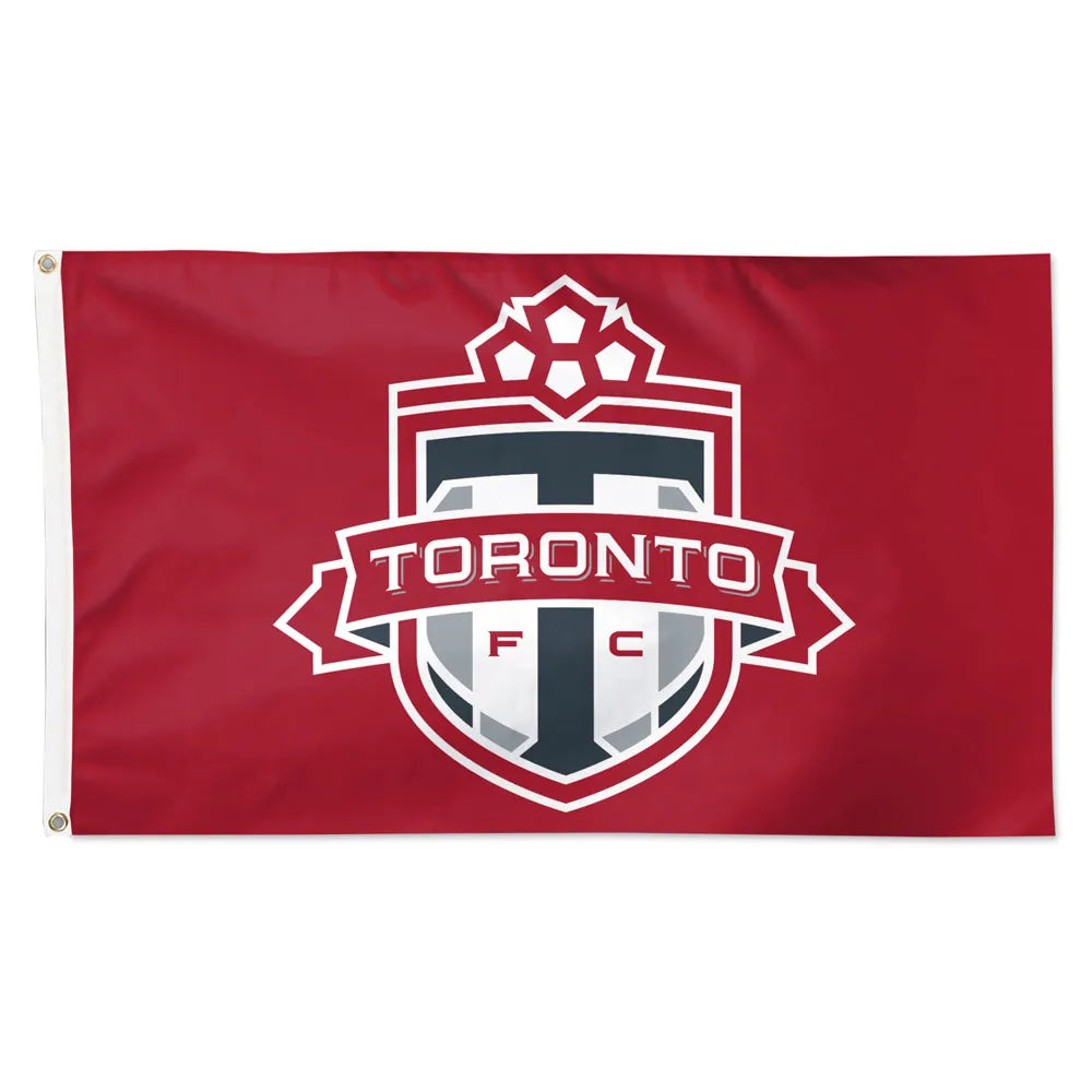 Toronto FC MLS WinCraft 3'x5' Team Flag product image 1, provided for visual reference and product detail review