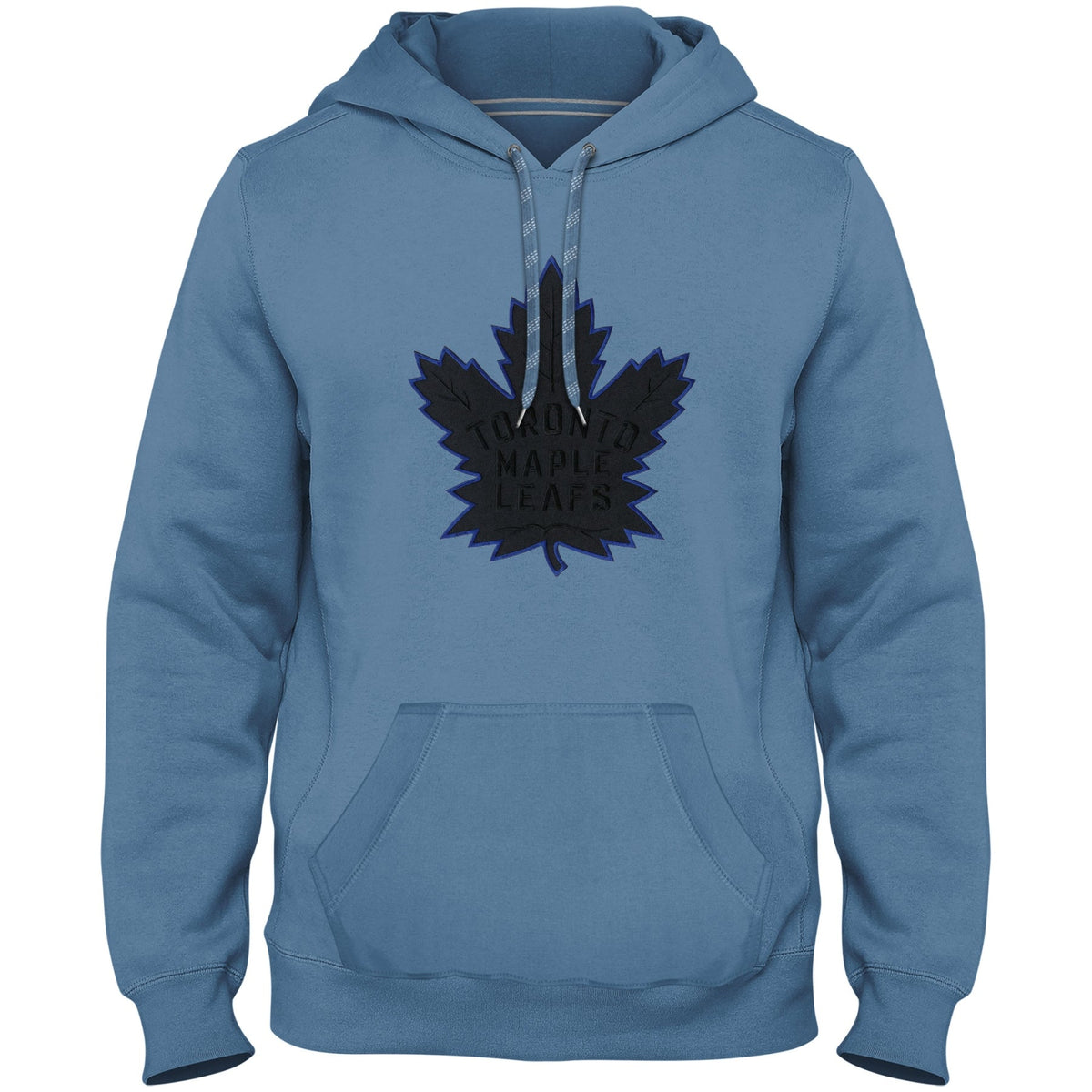 Toronto Maple Leafs NHL Bulletin Men Light Blue Back in Black Express Twill Logo Hoodie product image 1, provided for visual