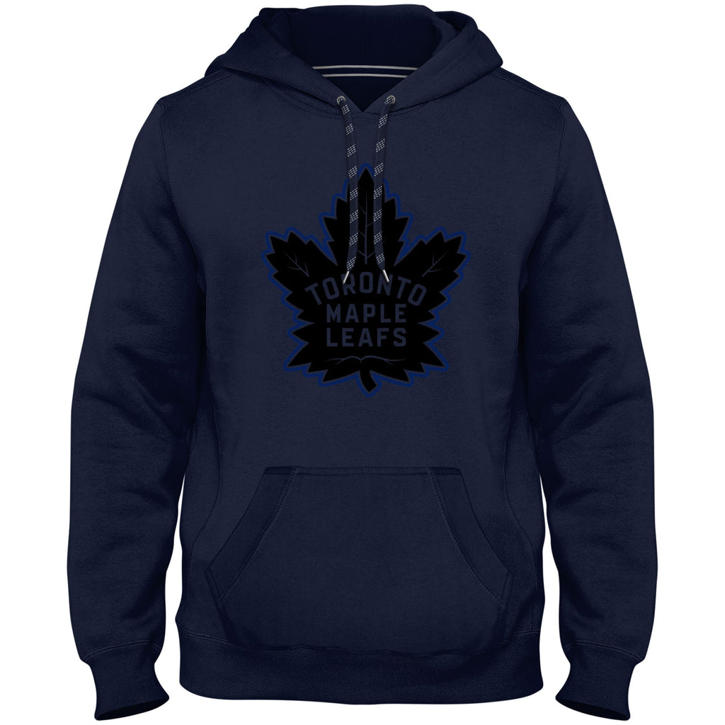 Toronto Maple Leafs NHL Bulletin Men Navy Back in Black Express Twill Logo Hoodie product image 1, provided for visual