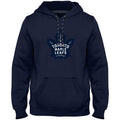 Toronto Maple Leafs NHL Bulletin Men Navy Express Twill Logo Hoodie product image 1, provided for visual reference and