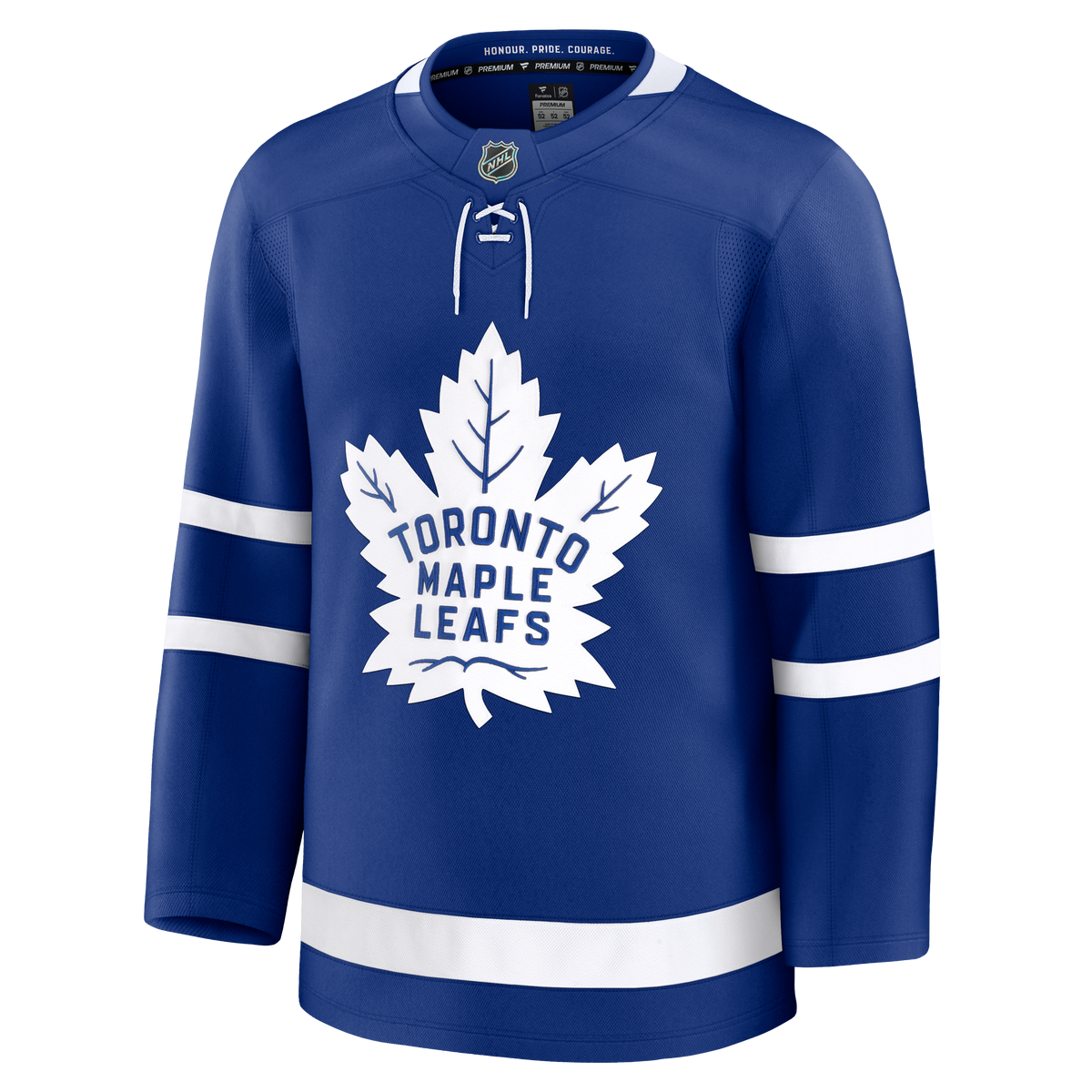 Toronto Maple Leafs NHL Fanatics Branded Men Royal Blue Premium Jersey product image 1, provided for visual reference and