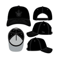 Toronto Maple Leafs NHL New Era Men Black On Black 9Forty A-Frame Snapback Hat product image 1, provided for visual