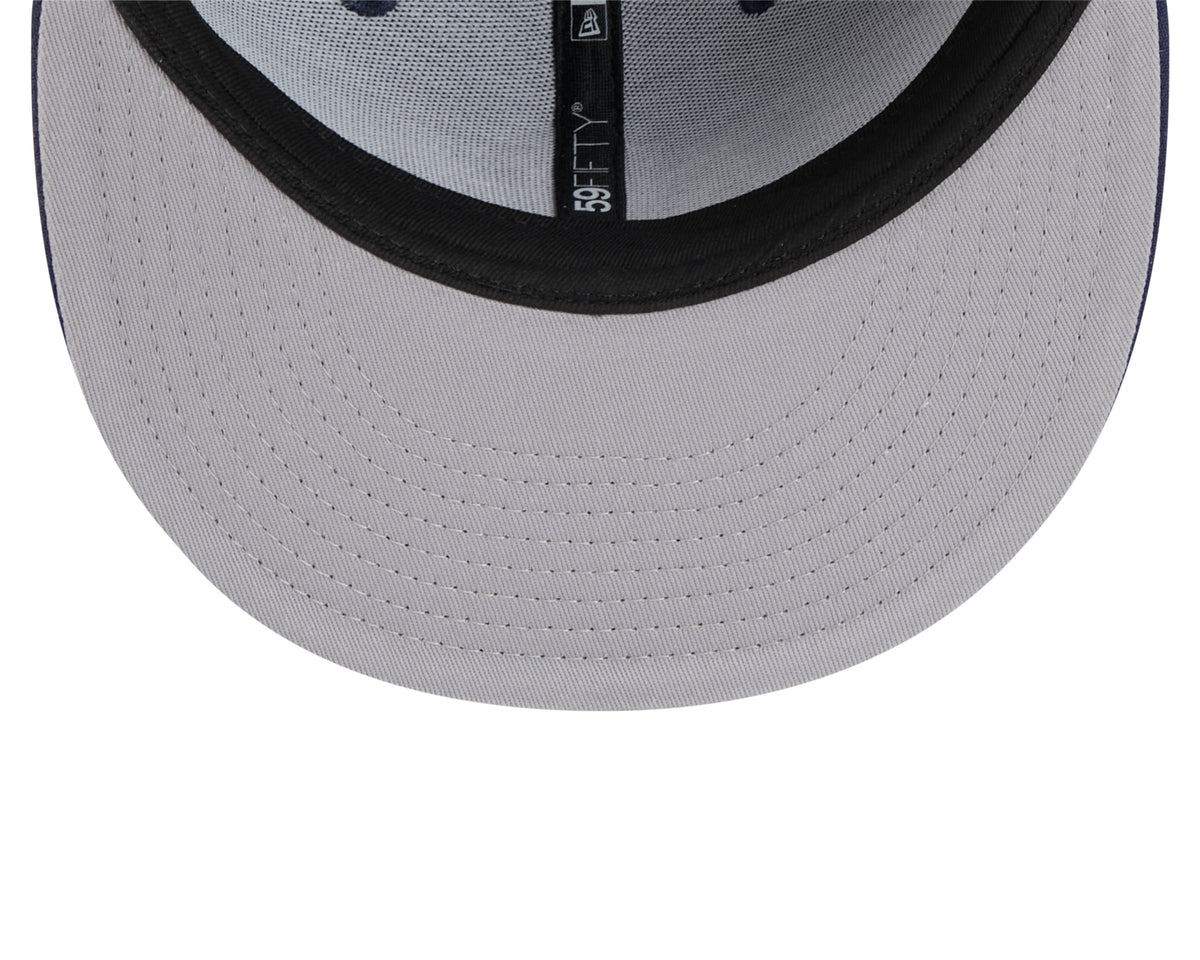 Toronto Maple Leafs NHL New Era Men Navy 59Fifty Core Fitted Hat product image 7, provided for visual reference and product
