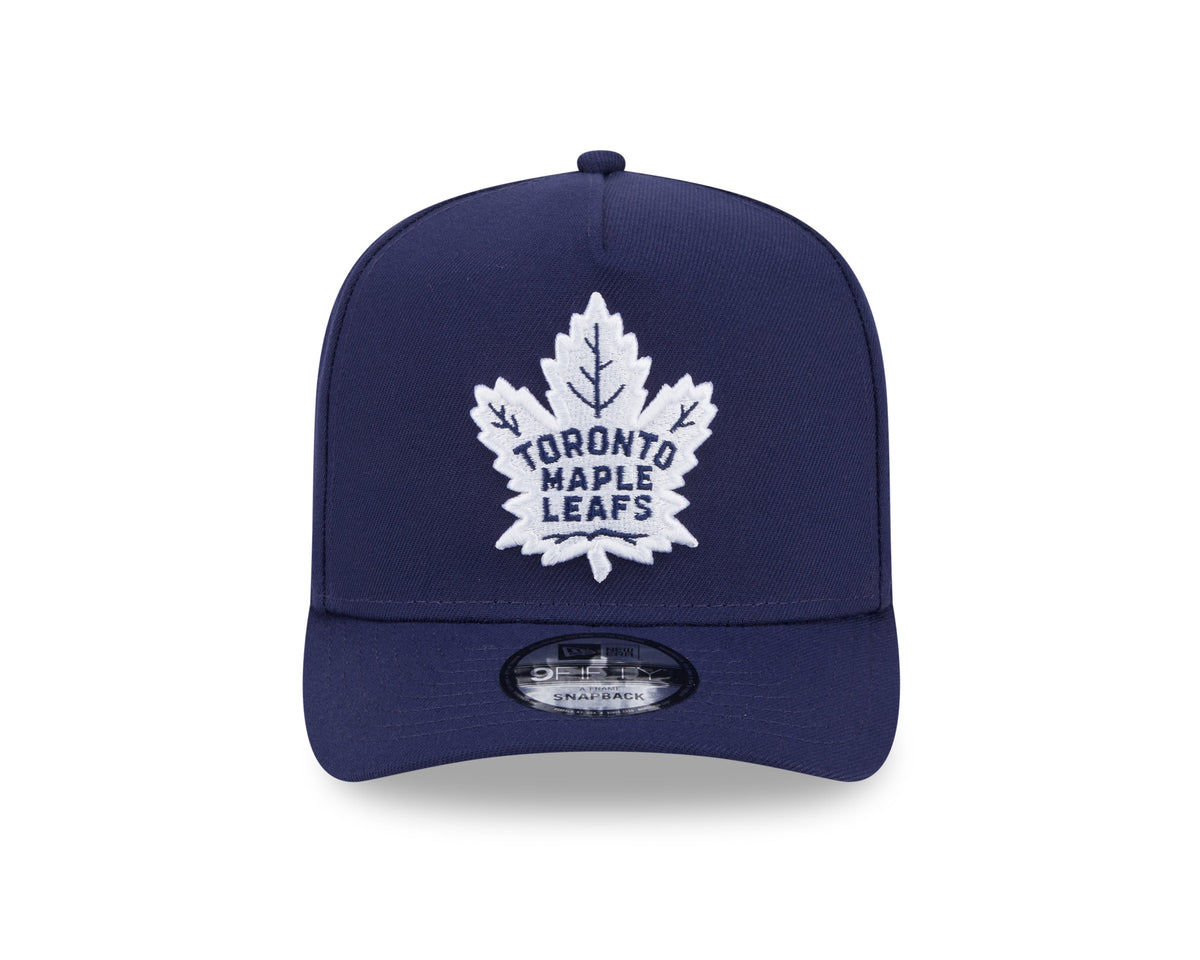 Toronto Maple Leafs NHL New Era Men Royal Blue 9Fifty A-Frame Snapback product image 3, provided for visual reference and