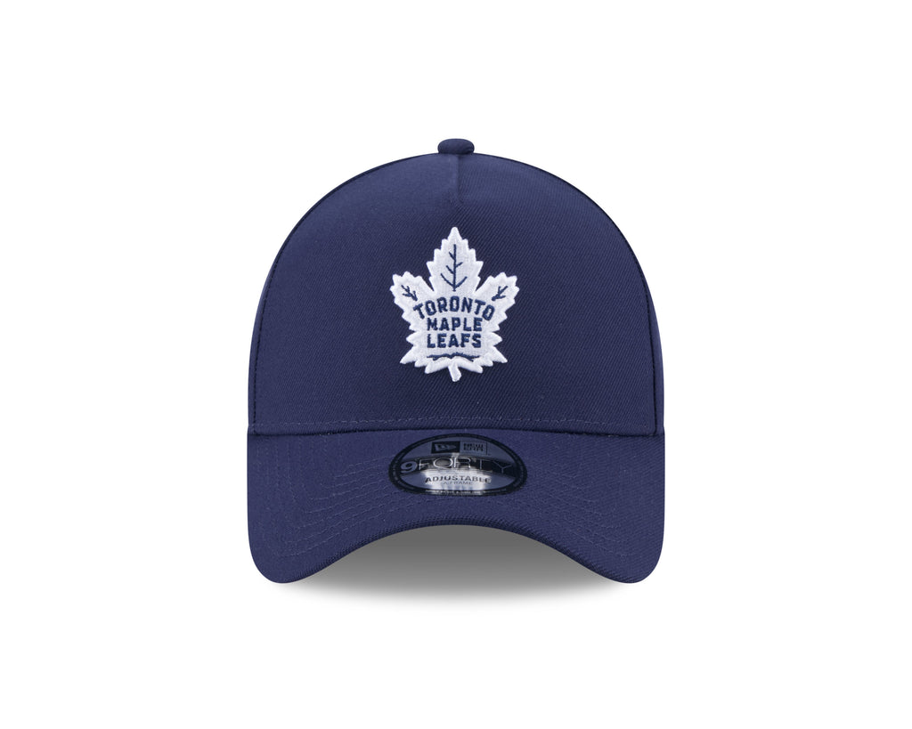Toronto Maple Leafs NHL New Era Men Navy 9Forty A-Frame Adjustable Hat product image 3, provided for visual reference and