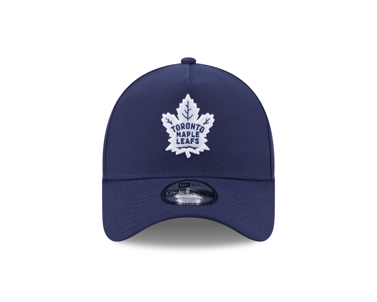 Toronto Maple Leafs NHL New Era Men Navy 9Forty A-Frame Adjustable Hat product image 3, provided for visual reference and
