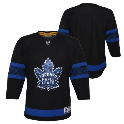 Toronto Maple Leafs NHL Outerstuff Youth Black Third Alternate Premier Jersey product image 1, provided for visual reference
