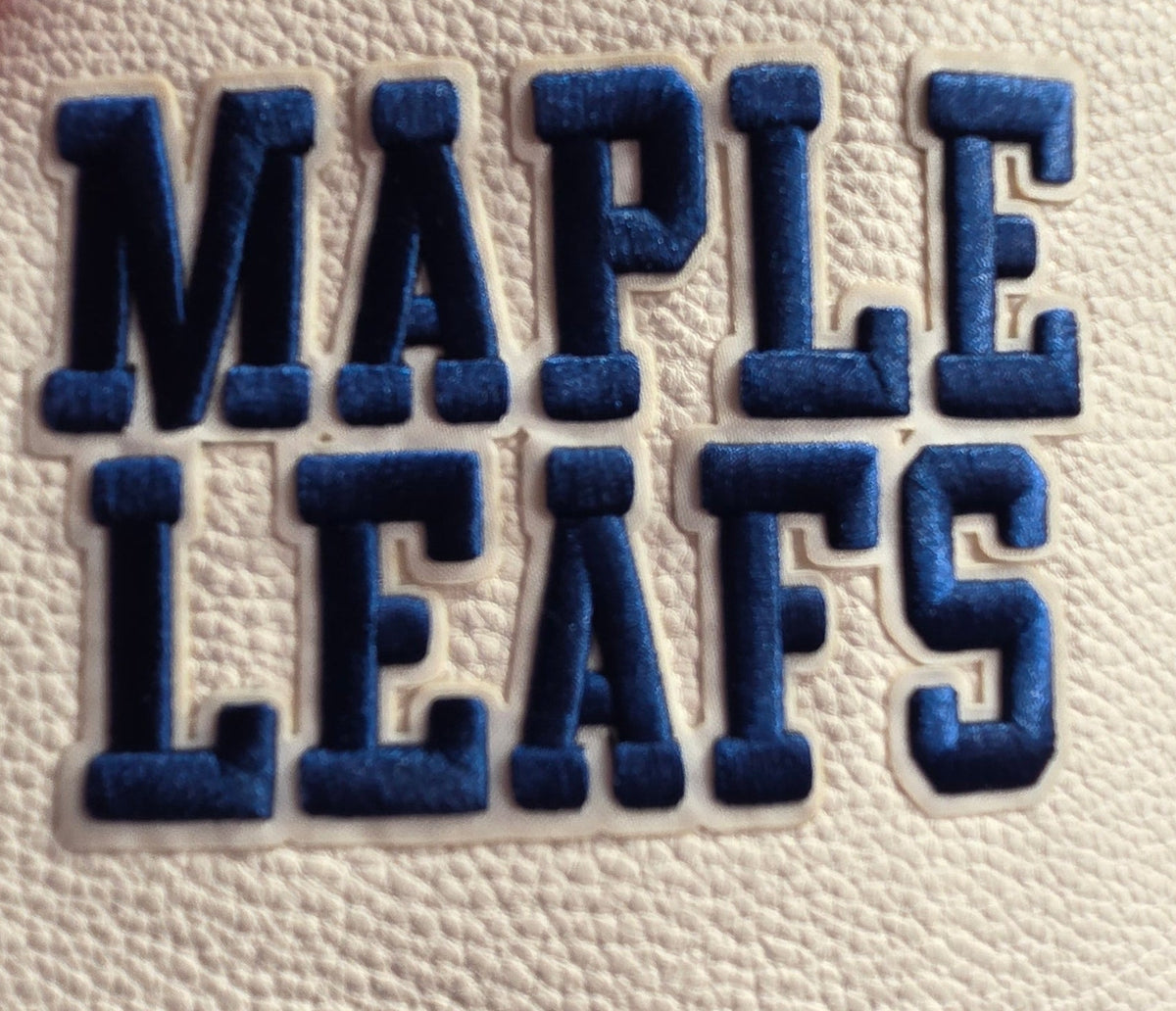 Toronto Maple Leafs NHL Pro Standard Men Royal Blue/White City Arch Wool Varsity Jacket product image 3, provided for visual