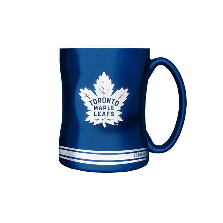 Toronto Maple Leafs NHL TSV 14oz Blue Sculpted Mug product image 1, provided for visual reference and product detail review