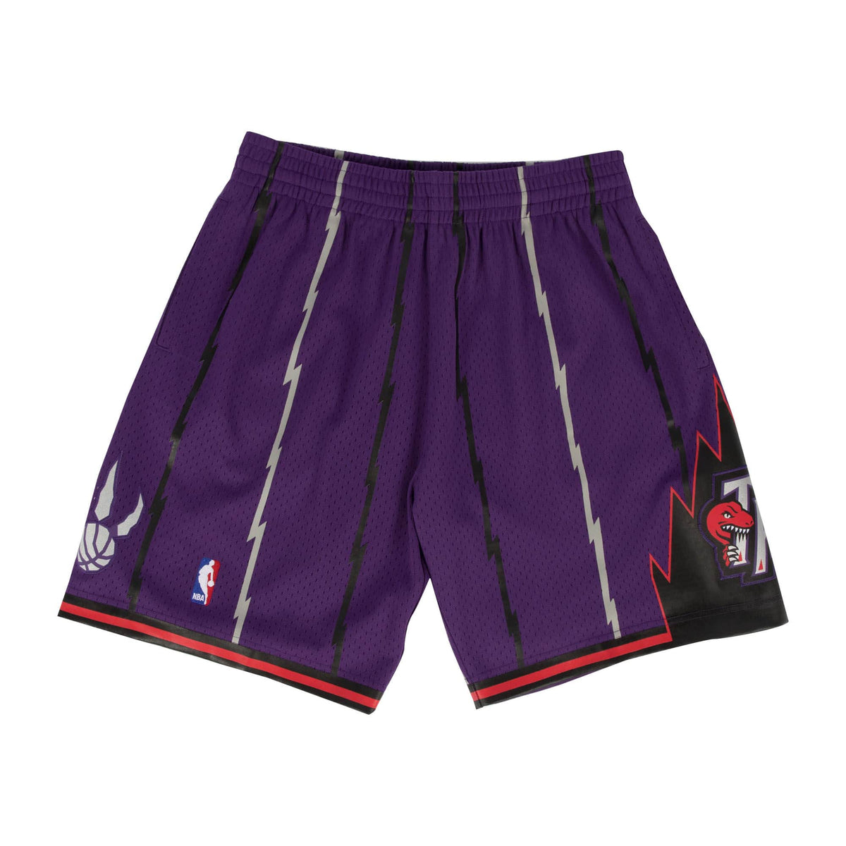 Toronto Raptors NBA Mitchell & Ness Men Purple 1998-99 Hardwood Classics Swingman Shorts product image 1, provided for