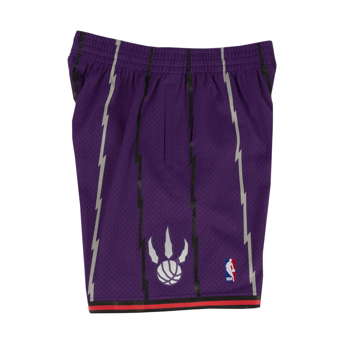 Toronto Raptors NBA Mitchell & Ness Men Purple 1998-99 Hardwood Classics Swingman Shorts product image 3, provided for