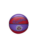 Toronto Raptors NBA Wilson Hardwood Classics Retro Mini Basketball product image 1, provided for visual reference and