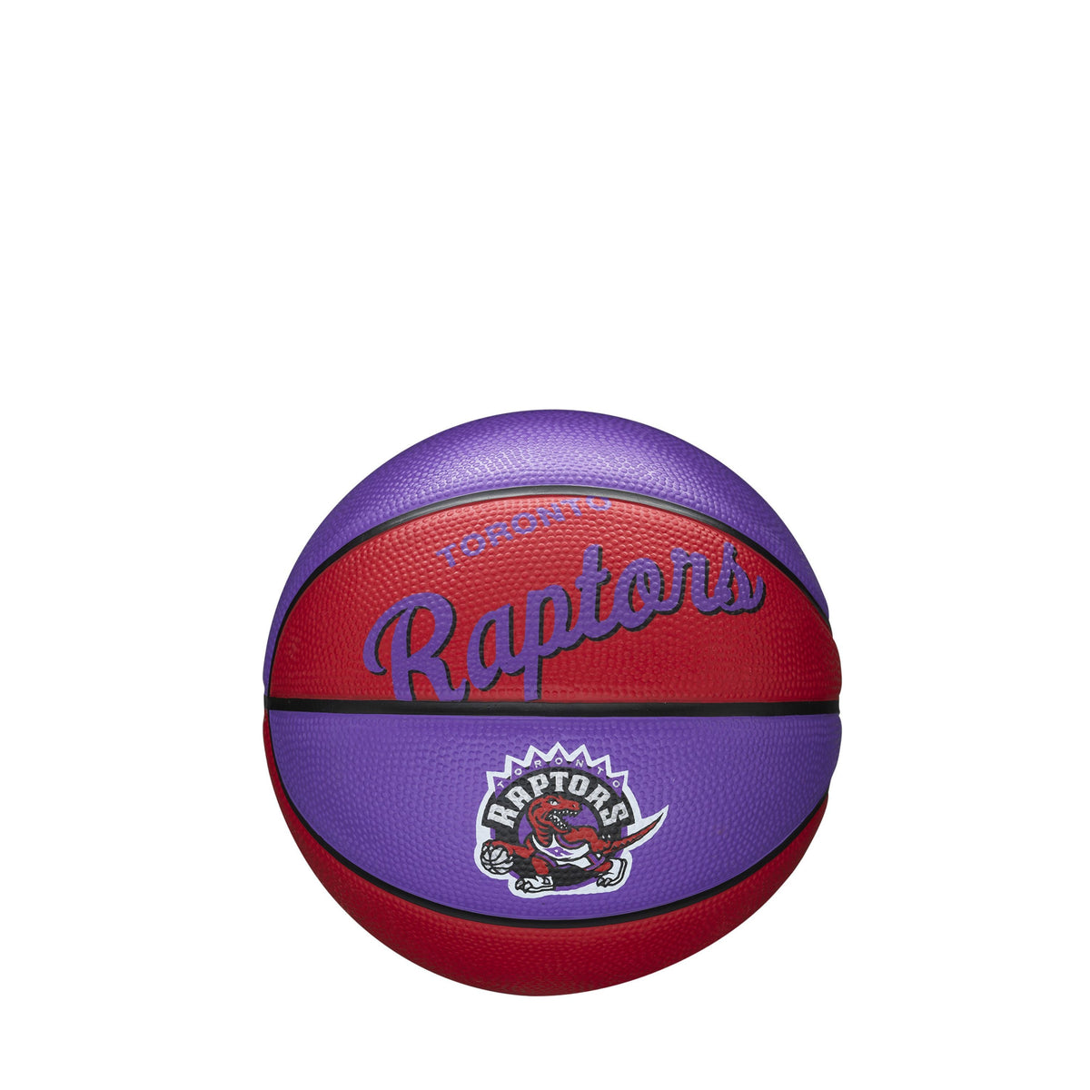 Toronto Raptors NBA Wilson Hardwood Classics Retro Mini Basketball product image 1, provided for visual reference and