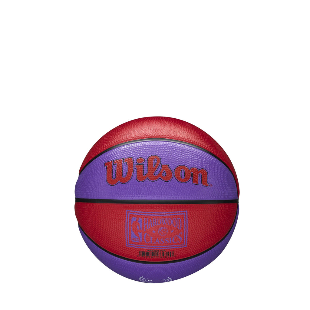 Toronto Raptors NBA Wilson Hardwood Classics Retro Mini Basketball product image 2, provided for visual reference and