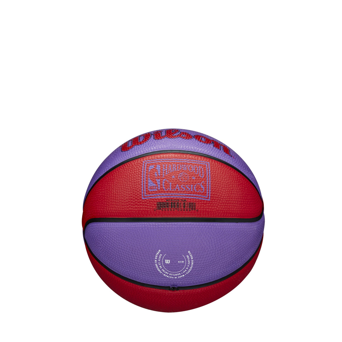 Toronto Raptors NBA Wilson Hardwood Classics Retro Mini Basketball product image 3, provided for visual reference and