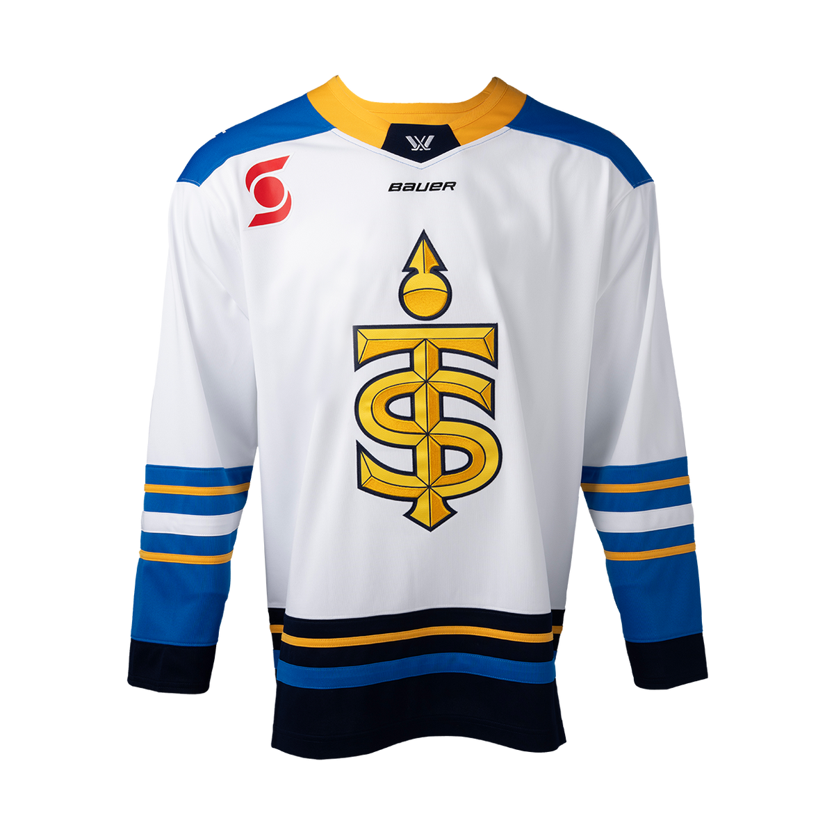 Toronto Sceptres PWHL Bauer Unisex White 2025 Replica Away Jersey product image 1, provided for visual reference and product