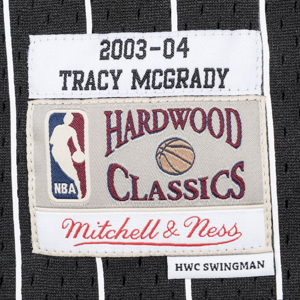 Tracy Mcgrady Orlando Magic NBA Mitchell & Ness Men Black 2003-04 Hardwood Classics Swingman Jersey product image 3,