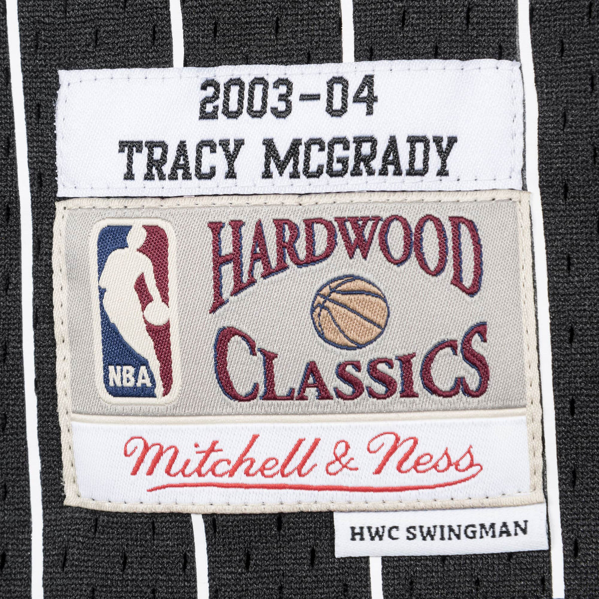 Tracy Mcgrady Orlando Magic NBA Mitchell & Ness Men Black 2003-04 Hardwood Classics Swingman Jersey product image 3,