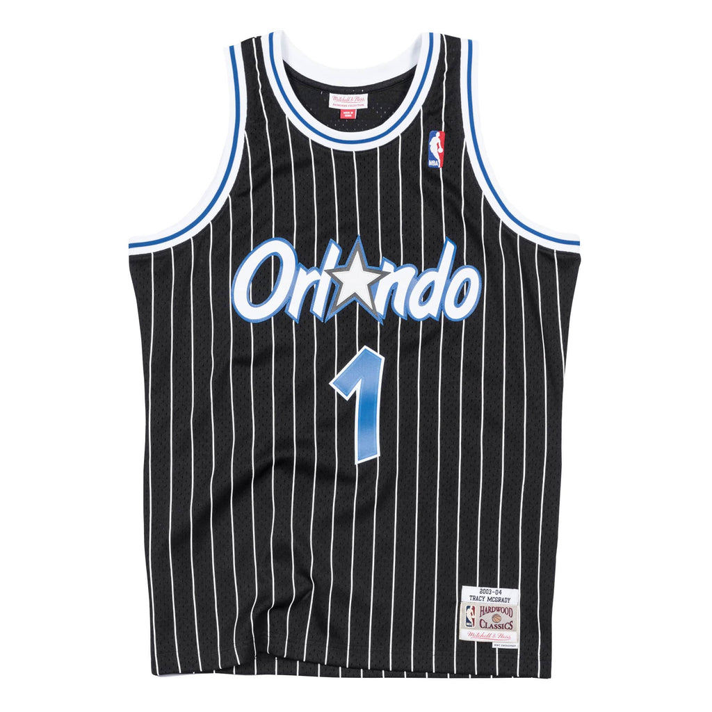 Tracy Mcgrady Orlando Magic NBA Mitchell & Ness Men Black 2003-04 Hardwood Classics Swingman Jersey product image 2,