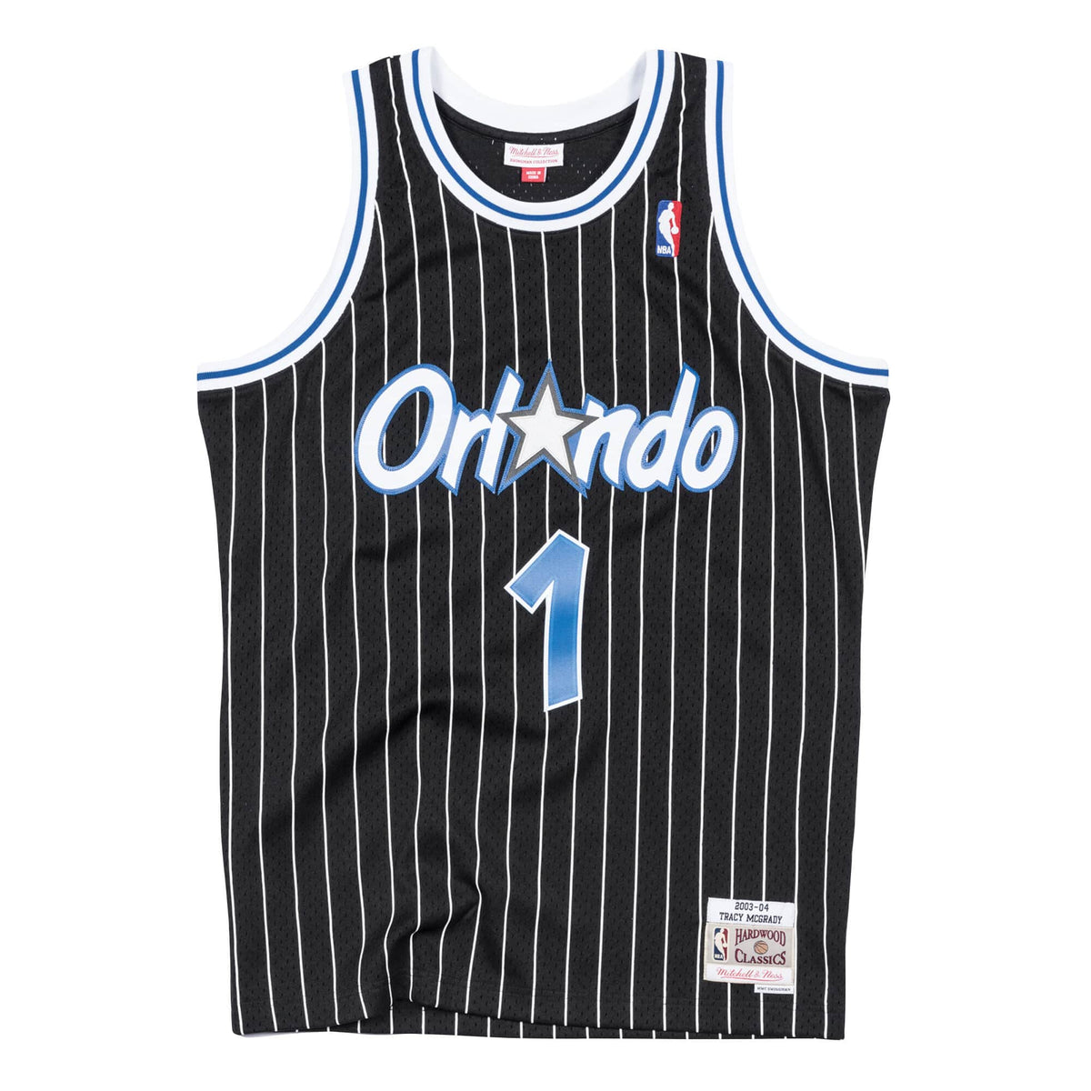 Tracy Mcgrady Orlando Magic NBA Mitchell & Ness Men Black 2003-04 Hardwood Classics Swingman Jersey product image 2,