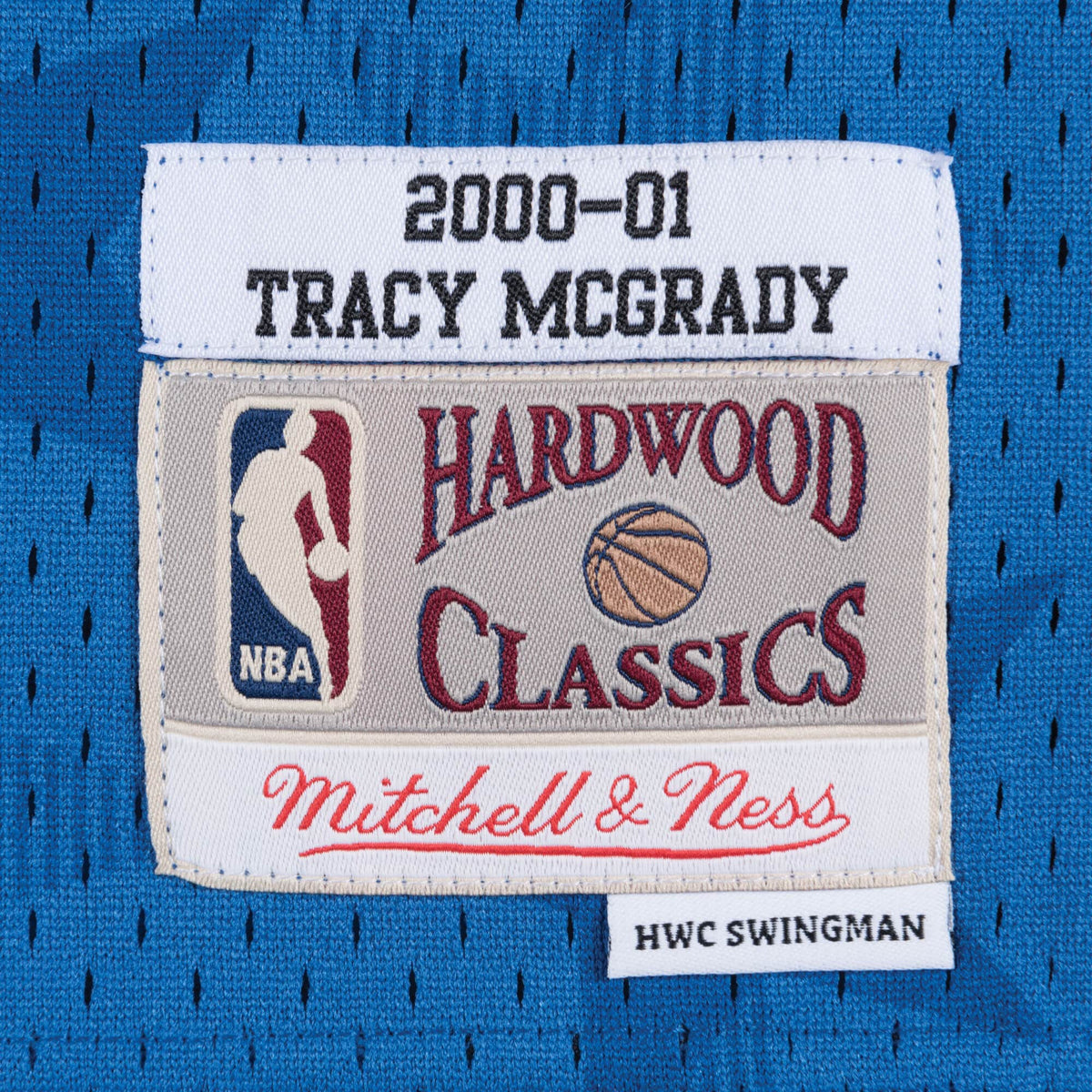 Tracy Mcgrady Orlando Magic NBA Mitchell & Ness Men Royal Blue 2000-01 Hardwood Classics Swingman Jersey product image 3,