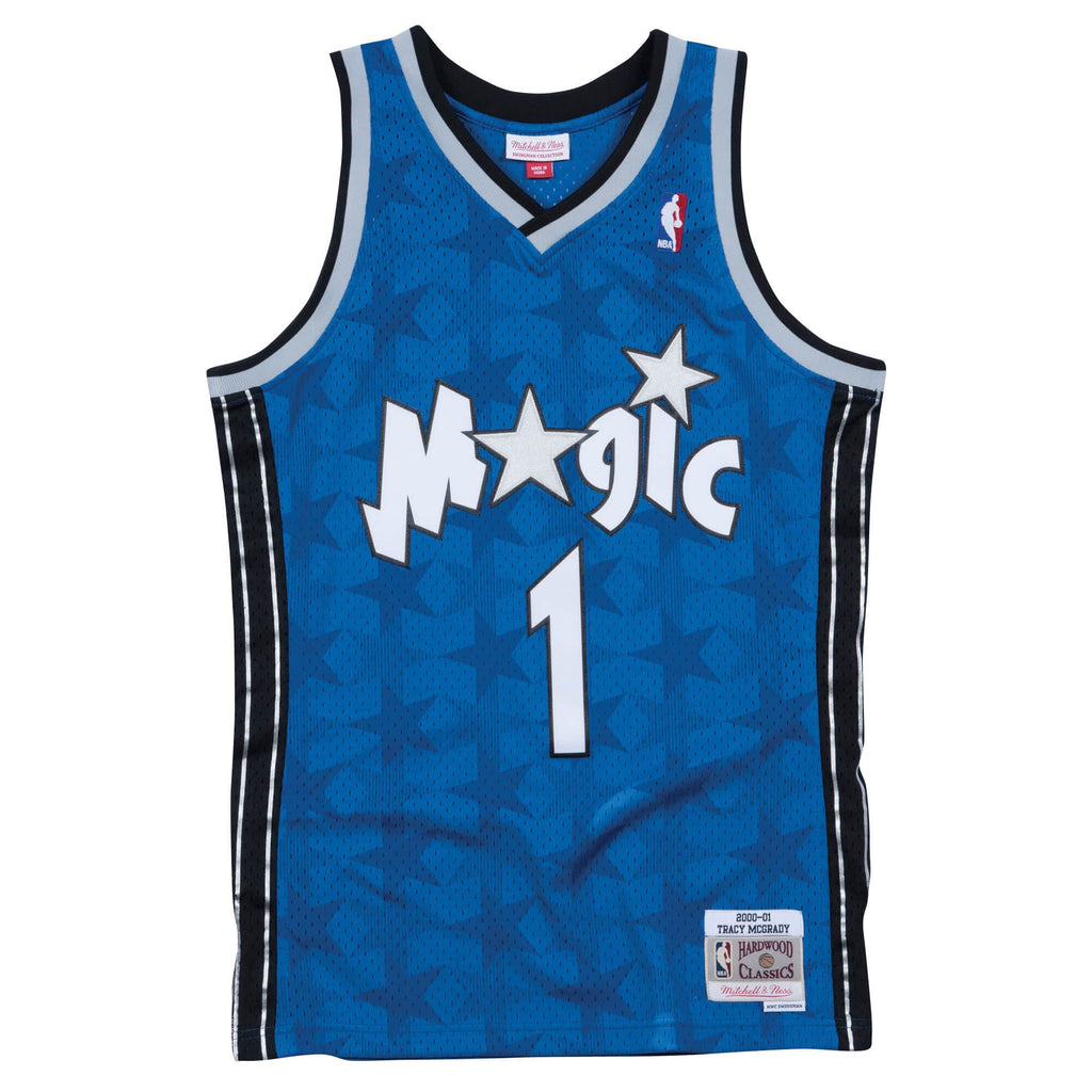 Tracy Mcgrady Orlando Magic NBA Mitchell & Ness Men Royal Blue 2000-01 Hardwood Classics Swingman Jersey product image 2,