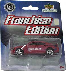 Montreal Canadiens NHL Upper Deck 1:64 Dodge Charger Diecast Car product image 1, provided for visual reference and product