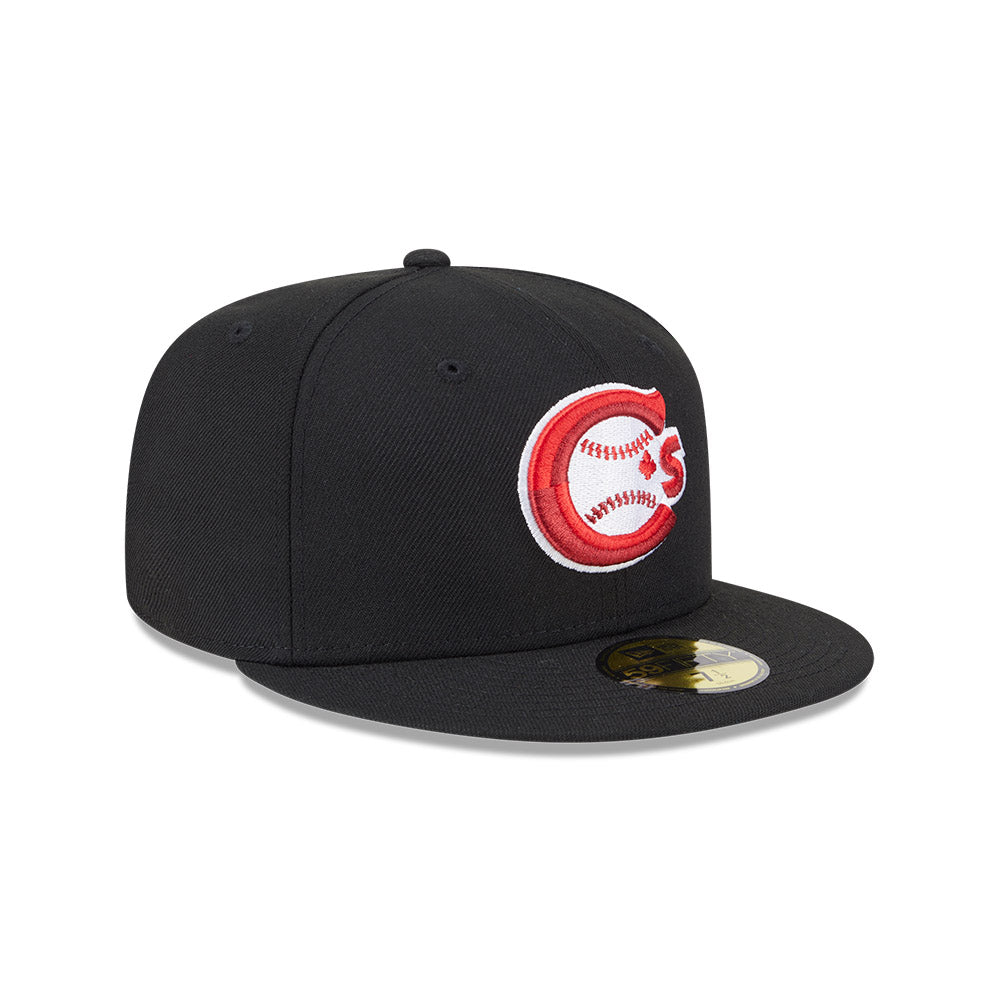 Vancouver Canadians MiLB New Era Men Black 59Fifty Authentic Collection Fitted Hat product image 4, provided for visual