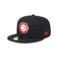 Vancouver Canadians MiLB New Era Men Black 59Fifty Authentic Collection Fitted Hat product image 1, provided for visual