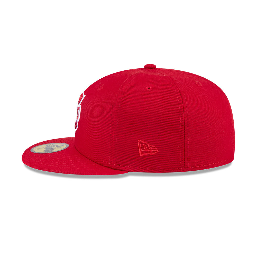 Vancouver Canadians MiLB New Era Men Red 59Fifty Authentic Collection Fitted Hat product image 5, provided for visual