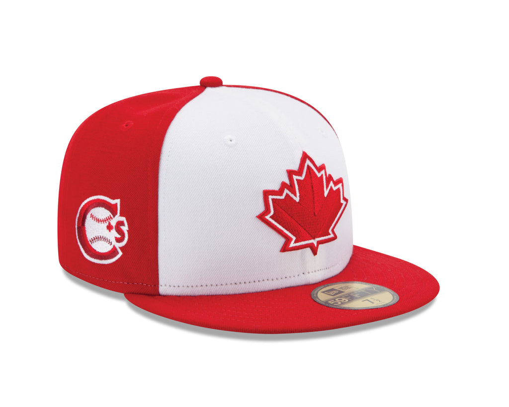 Vancouver Canadians MiLB New Era Men White/Red 59Fifty Alternate Authentic Collection Fitted Hat product image 1, provided