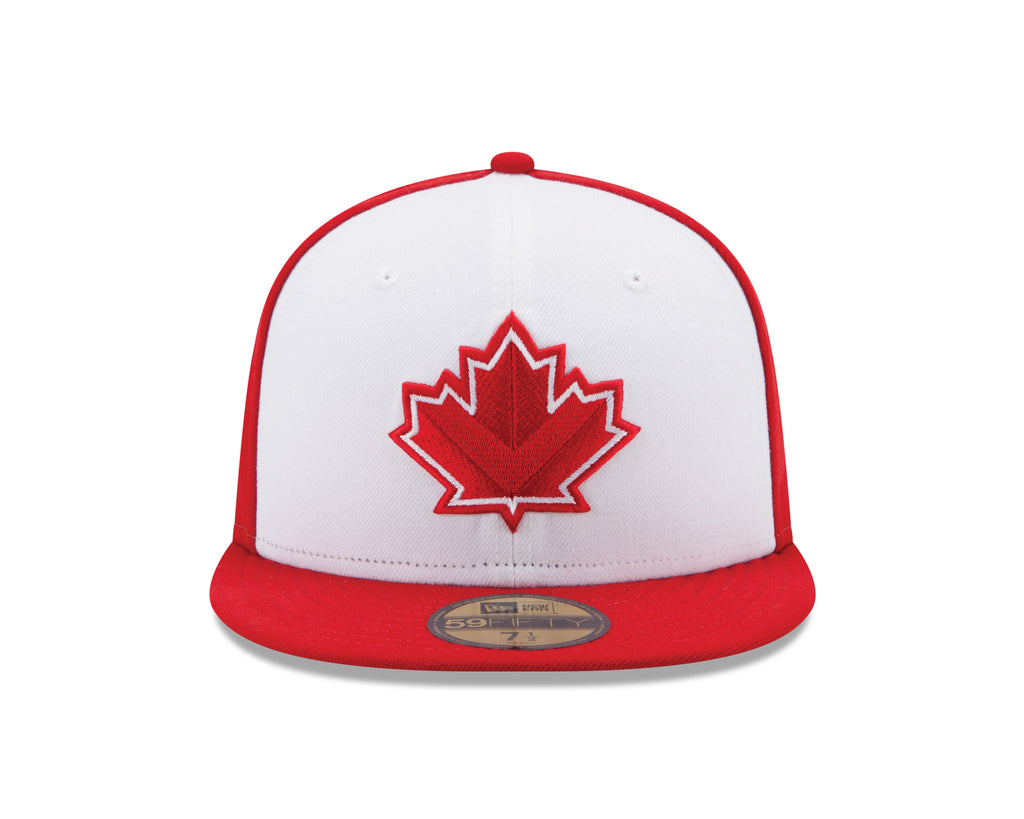 Vancouver Canadians MiLB New Era Men White/Red 59Fifty Alternate Authentic Collection Fitted Hat product image 3, provided