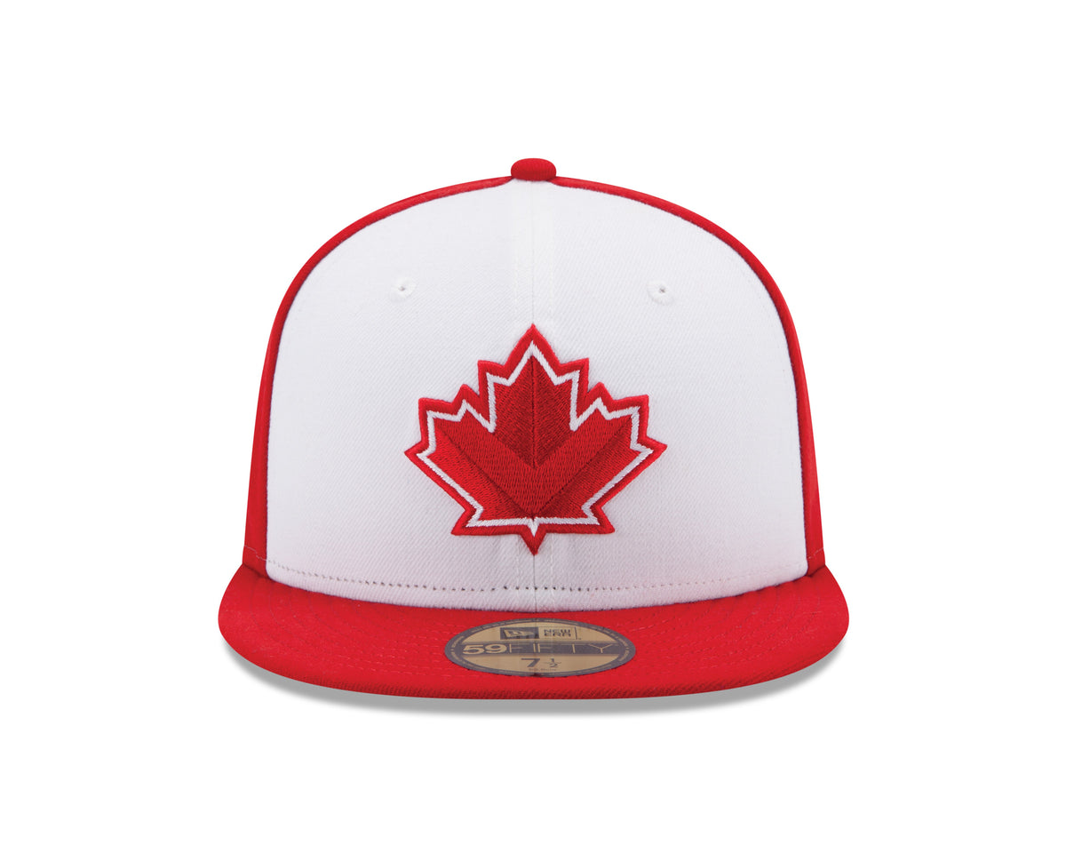Vancouver Canadians MiLB New Era Men White/Red 59Fifty Alternate Authentic Collection Fitted Hat product image 3, provided