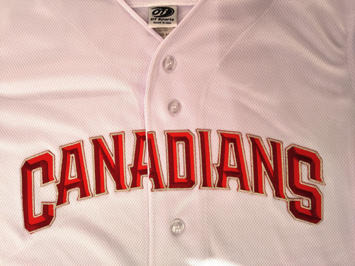 Vancouver Canadians MiLB OT Sports Men White Authentic Jersey product image 3, provided for visual reference and product