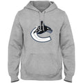Vancouver Canucks NHL Bulletin Men Athletic Grey Express Twill Logo Hoodie product image 1, provided for visual reference