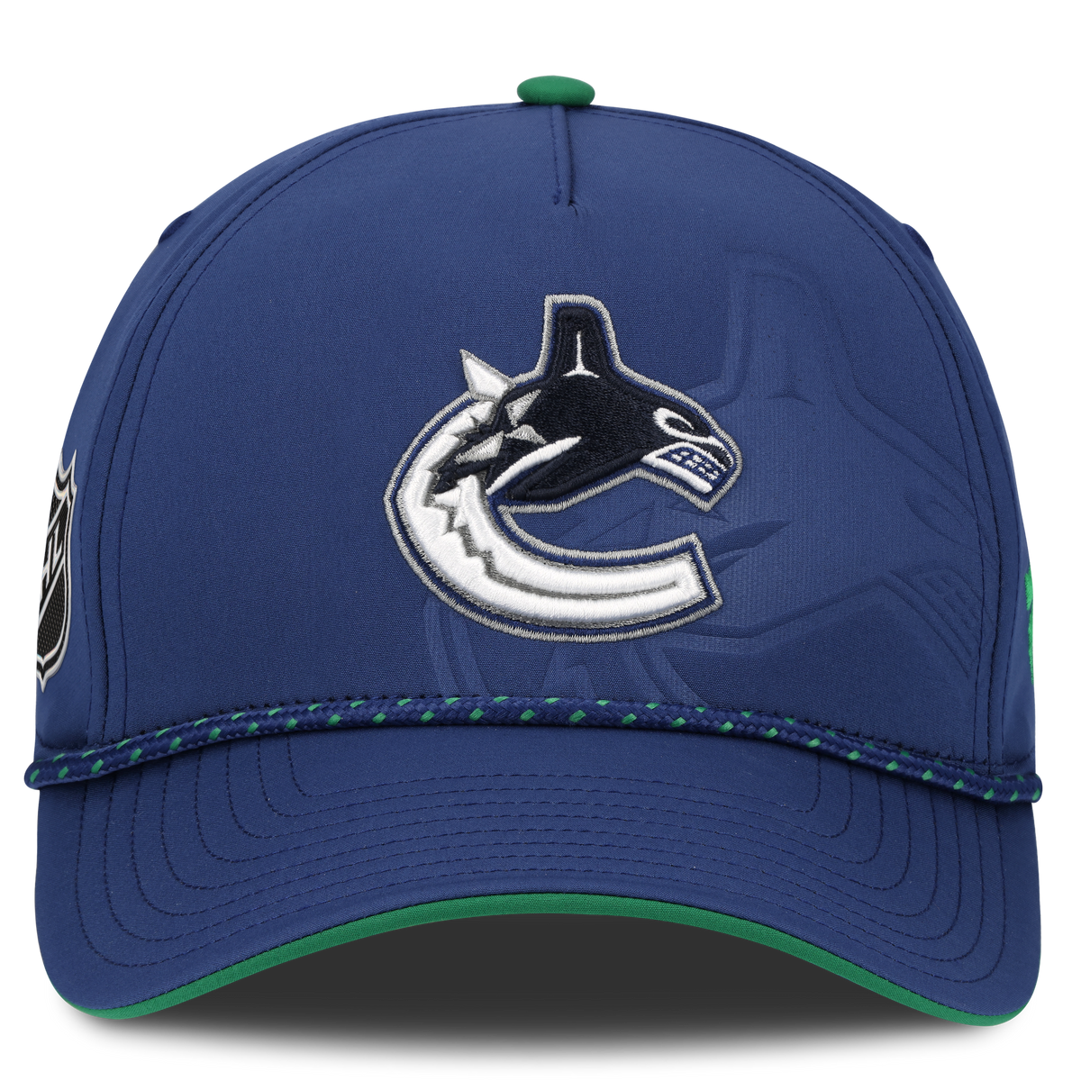 Vancouver Canucks NHL Fanatics Branded Men Royal Blue 2026 Draft Authentic Pro A-Frame Adjustable Hat product image 3,