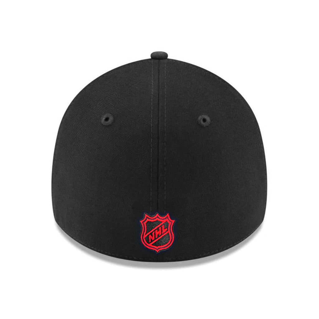 Vancouver Canucks NHL New Era Men Black 39Thirty Team Classic Stretch Fit Hat product image 2, provided for visual reference
