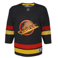 Vancouver Canucks NHL Outerstuff Youth Black Alternate Premier Jersey product image 1, provided for visual reference and