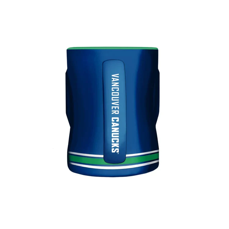 Vancouver Canucks NHL TSV 14oz Blue Sculpted Mug product image 2, provided for visual reference and product detail review