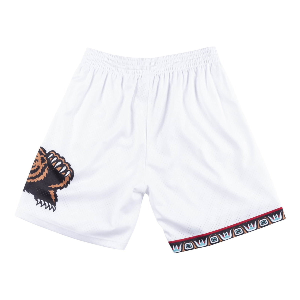 Vancouver Grizzlies NBA Mitchell & Ness Men White 1998-99 Hardwood Classics Swingman Shorts product image 2, provided for