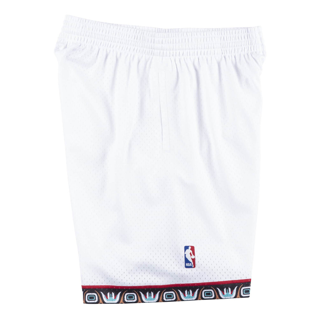 Vancouver Grizzlies NBA Mitchell & Ness Men White 1998-99 Hardwood Classics Swingman Shorts product image 4, provided for