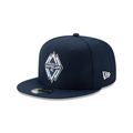 Vancouver Whitecaps MLS New Era Men Navy 9Fifty Team Color Basic Snapback product image 1, provided for visual reference and