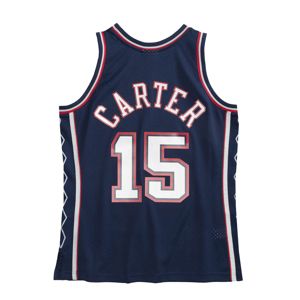 Vince Carter New Jersey Nets NBA Mitchell & Ness Men Navy 2006-07 Hardwood Classics Swingman Jersey product image 1,