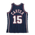 Vince Carter New Jersey Nets NBA Mitchell & Ness Men Navy 2006-07 Hardwood Classics Swingman Jersey product image 1,