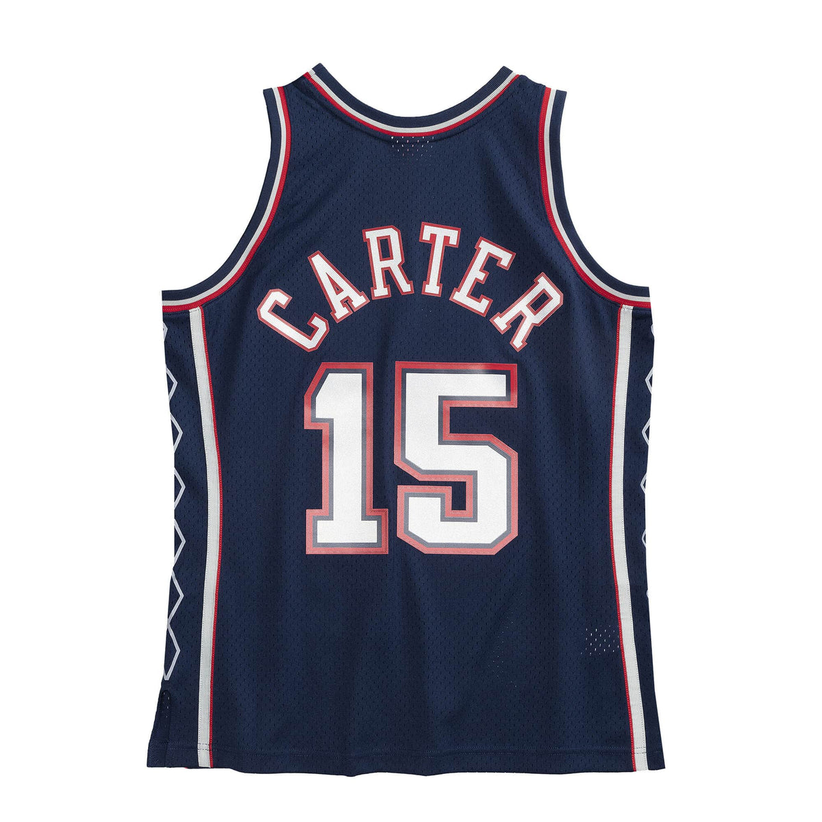 Vince Carter New Jersey Nets NBA Mitchell & Ness Men Navy 2006-07 Hardwood Classics Swingman Jersey product image 1,